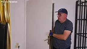 so i force my old hubby to creampie me and breed this redhead pussy