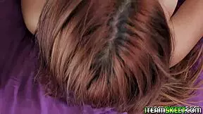 Johnny Castle pounds Courtney Falls' pussy doggystyle from behind