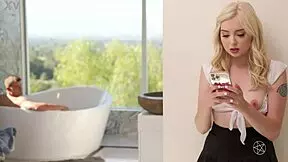 Slutty babysitter Lexi Lore tempts hung boss with deepthroat blowjob assfucking doggystyle and cum in mouth