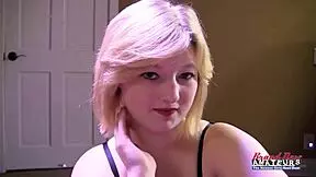 wanna see this trick-or-treater hottie Faiths Hope ride fat cock doggystyle and milk swallow every drop?