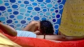 Toned latina stepsis with big natural tits fucks gym instructor while spying on intimate fitness game