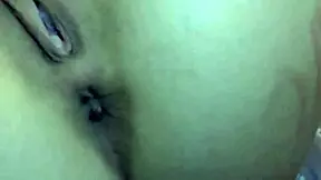 wanna see this horny brunette stuff her big tits pussy with webcam dildo??