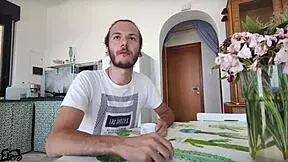 Busty spanish babe pays gardener with wet pussy talk