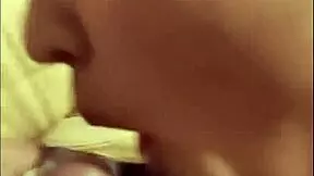 Luna's Pierced Tattoo Pussy Takes Dildo Before Swallowing Facial Cumshot