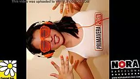 Primavera's blonde milf assfucked hard by lesbian pornstar at erotic holiday party