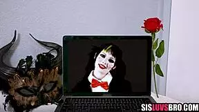 step bro sneaks halloween fuck with goth step sis 🎃💦