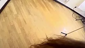 Petite teen 18+ takes rough anal on chair, ass to mouth dp with dildo and rimjob