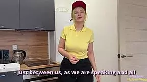 i roughly fuckd this pizza girl to make up for her late delivery oh man!!