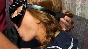 Cosplay Date Turns Pantyhose Into Sticky Cum-Coated Mess