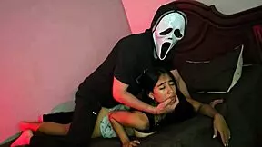 trick or treat halloween with my hot stepsister ghostface in dorm