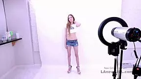 teenage model, producer seduces you on sofa for pov swallow after casting interview