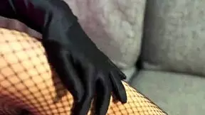 Cosplay Date Turns Pantyhose Into Sticky Cum-Coated Mess