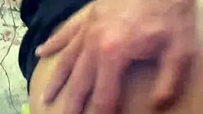 whoa tall brunette babe with natural tits goes crazy 😩 sloppy deepthroat on big cock then rough pov doggystyle outdoors!!