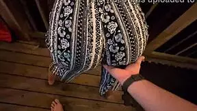 Seems Innocent but Her Tiny Ass Teases Public Gaze