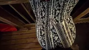 Seems Innocent but Her Tiny Ass Teases Public Gaze