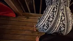 Seems Innocent but Her Tiny Ass Teases Public Gaze