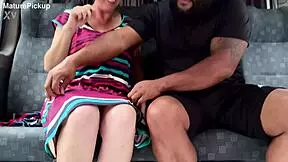 big boobs mature fucked hard in van