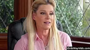 MILF TEACHES young STUDENT LESBIAN licking and fingering WET pussies together