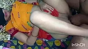 jijaji pins me down on floor and fucks me rough doggystyle till screaming creampie