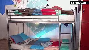 Petite Casey A Gets Drilled Hard by BBC Roommate in Horny Cowgirl Ride 😈💦