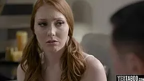 Think this cutie can resist her nasty stepdad's rough anal corruption plans?