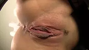 Sexy Latina Maid's Fishnet Secret Cock Discovery