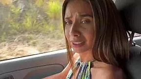 Wanna see this latina slut fuck outdoors?