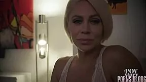 blonde latina milf seduces with big tits creampie taboo