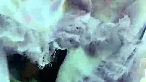 petite tease strips outdoors in sundress session two