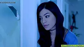 savannah sixx, slobber on stepdad's cock now?