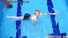 i crave ashlee rose's skinny wetlook tits and big ass poolside