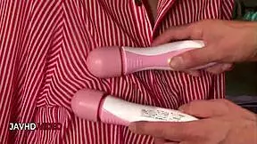 MIKU KOHINATA SCREAMS AS VIBRATOR FORCES MULTIPLE LOUD ORGASMS!