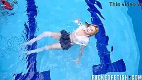 i crave ashlee rose's skinny wetlook tits and big ass poolside