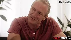 oh man, kinky homeschooling turns into aria valencia's first big dick stepdad blowjob chore 😈🍆💦