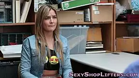 i got caught dumping cum all over this blonde teen's face