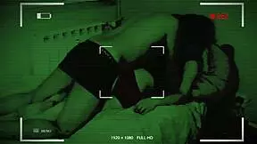 stepdaughter caught fucking her bf at night 😈🌙