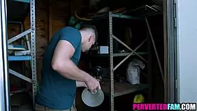 the hot stepmom draws him close for another tempting seduction moment