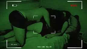 stepdaughter caught fucking her bf at night 😈🌙