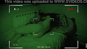 stepdaughter caught fucking her bf at night 😈🌙