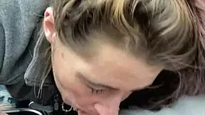 whoa, hooker drains every drop from customer's throbbing dick!