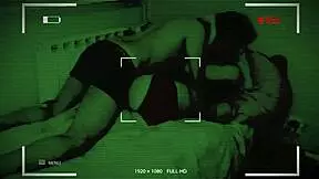 stepdaughter caught fucking her bf at night 😈🌙