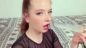 Ritzy Rain Trains Mouth Huge Toys Deepthroat Drool