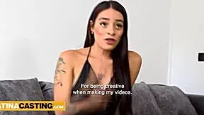 Teen amateur's first hardcore webcam sex scene in POV