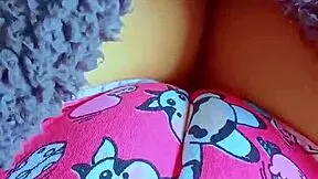 Tiny Latina college coed masturbates shaved pussy with big vibrator first time