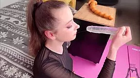 Ritzy Rain Trains Mouth Huge Toys Deepthroat Drool