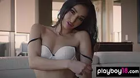 uh small titted latina emily willis strips poses sexy on pool table wow