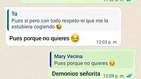 chatting with doña mary she sends naked dancing vids wow