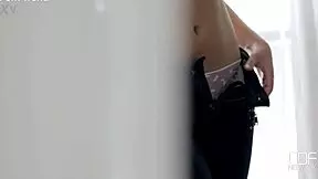 russian brunette in lingerie begs for cock with her tight trimmed pussy ready?