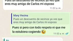 chatting with doña mary she sends naked dancing vids wow