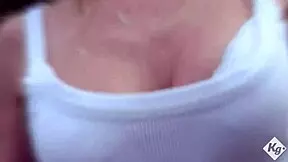 Cute Blonde Slut Sucks Strangers!